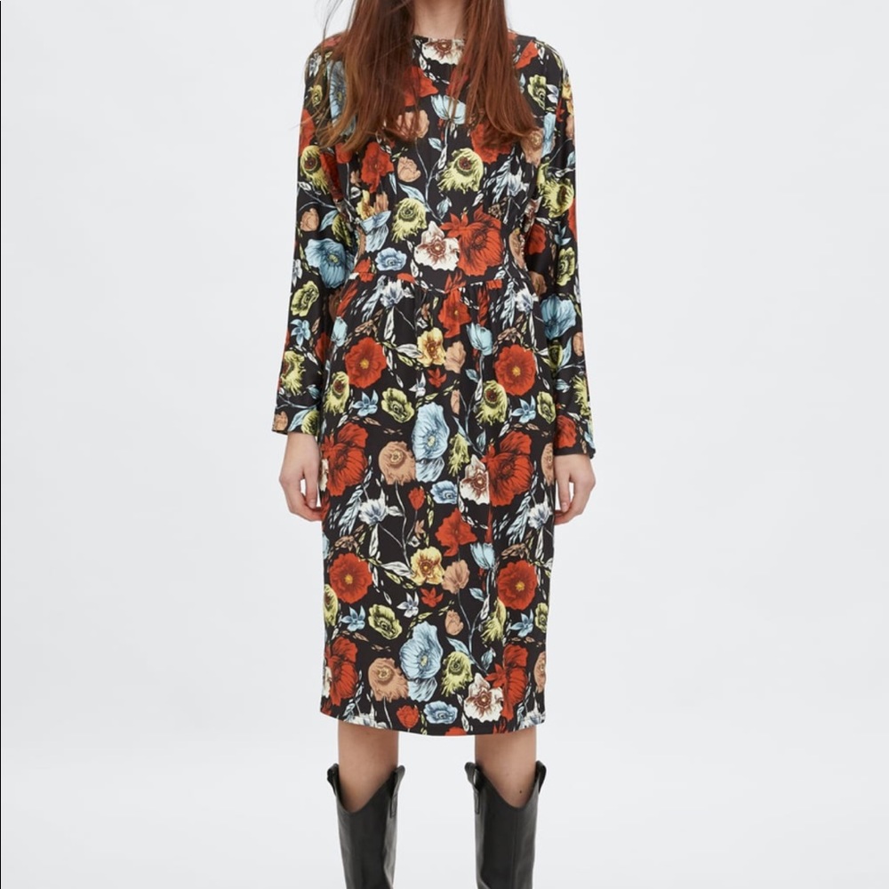 COPY - Zara Floral Midi Dress
